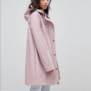 TALL Asos fleece lined rain coat